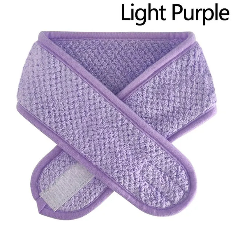 Adjustable Wide Hairband Non Slip Yoga Spa Bath Shower Makeup Wash Face Cosmetic Headband Women Make up Accessories