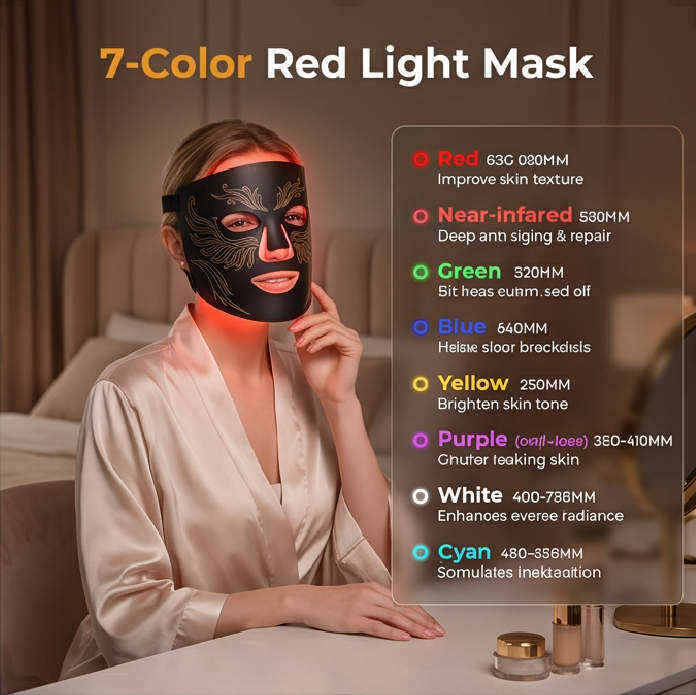 GlowMask Pro — LED Light Therapy Face Mask for Home & Travel