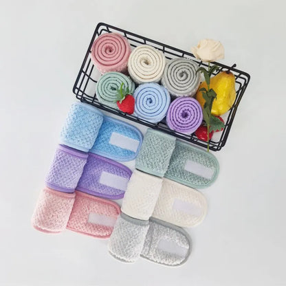 Adjustable Wide Hairband Non Slip Yoga Spa Bath Shower Makeup Wash Face Cosmetic Headband Women Make up Accessories