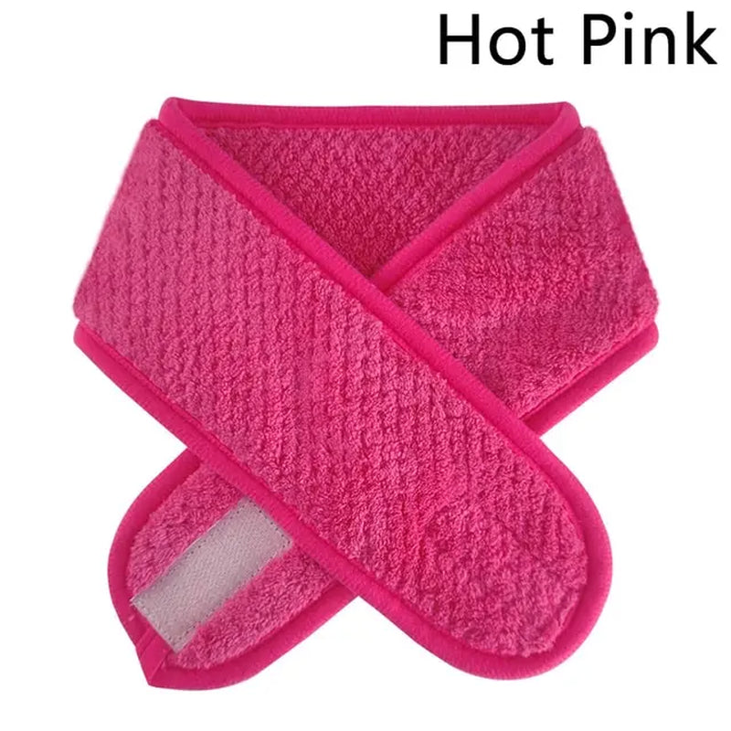 Adjustable Wide Hairband Non Slip Yoga Spa Bath Shower Makeup Wash Face Cosmetic Headband Women Make up Accessories